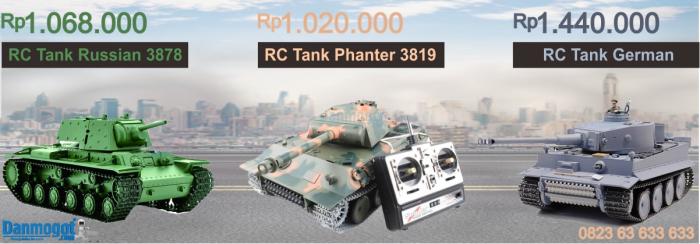 Berbagai macam Tank Remote Control tersedia di Danmogot.com
